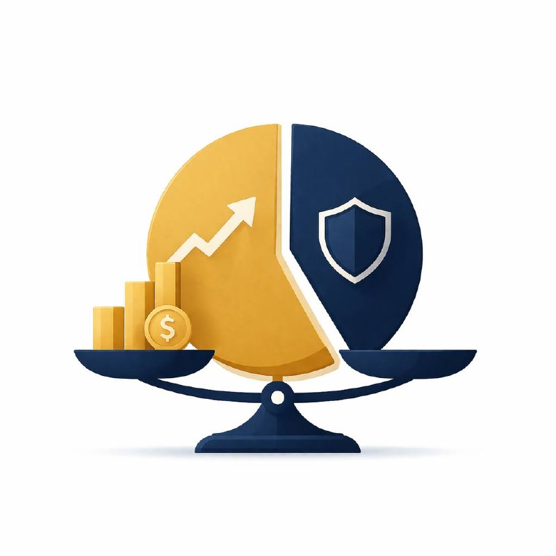 Asset allocation balance between stocks and bonds